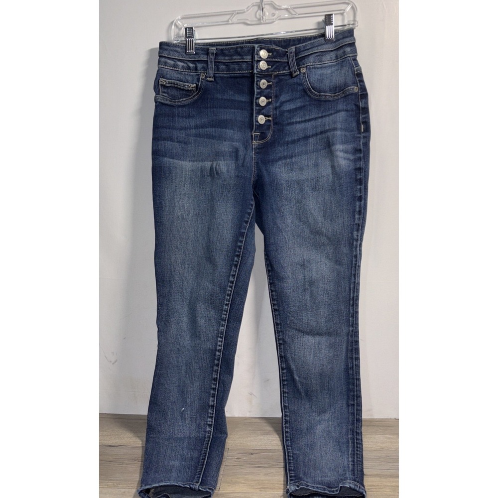 Maurices M Jeans High Rise Skinny Stretch 5 Button Fly Casual Basic - Picture 2 of 12